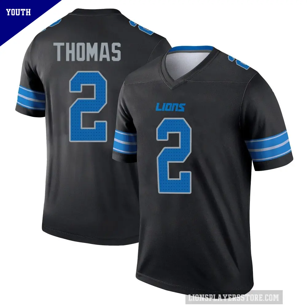 Youth Detroit Lions ＃2 Daniel Thomas Black Legend Jersey
